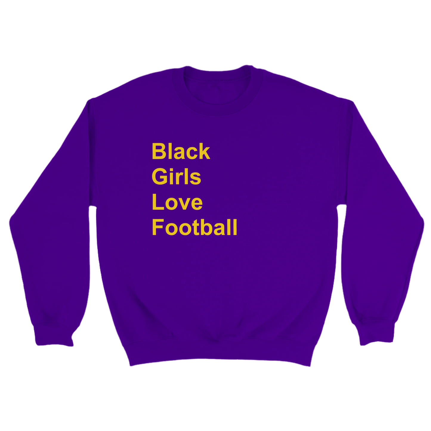 BGLF Collegiate Crewneck Purple & Gold