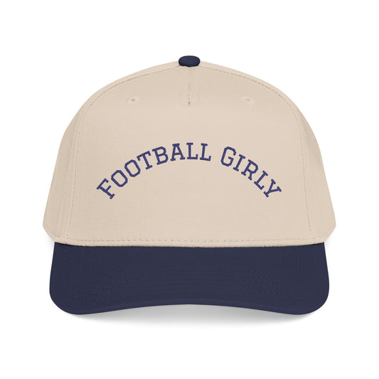 Navy Football Girly  Baseball Cap